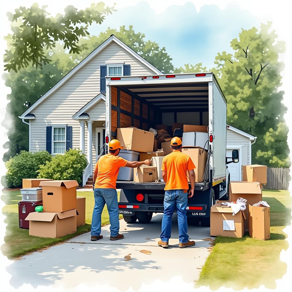 Junk Removal Near Wake Forest NC 27587 Choose Big Muscle