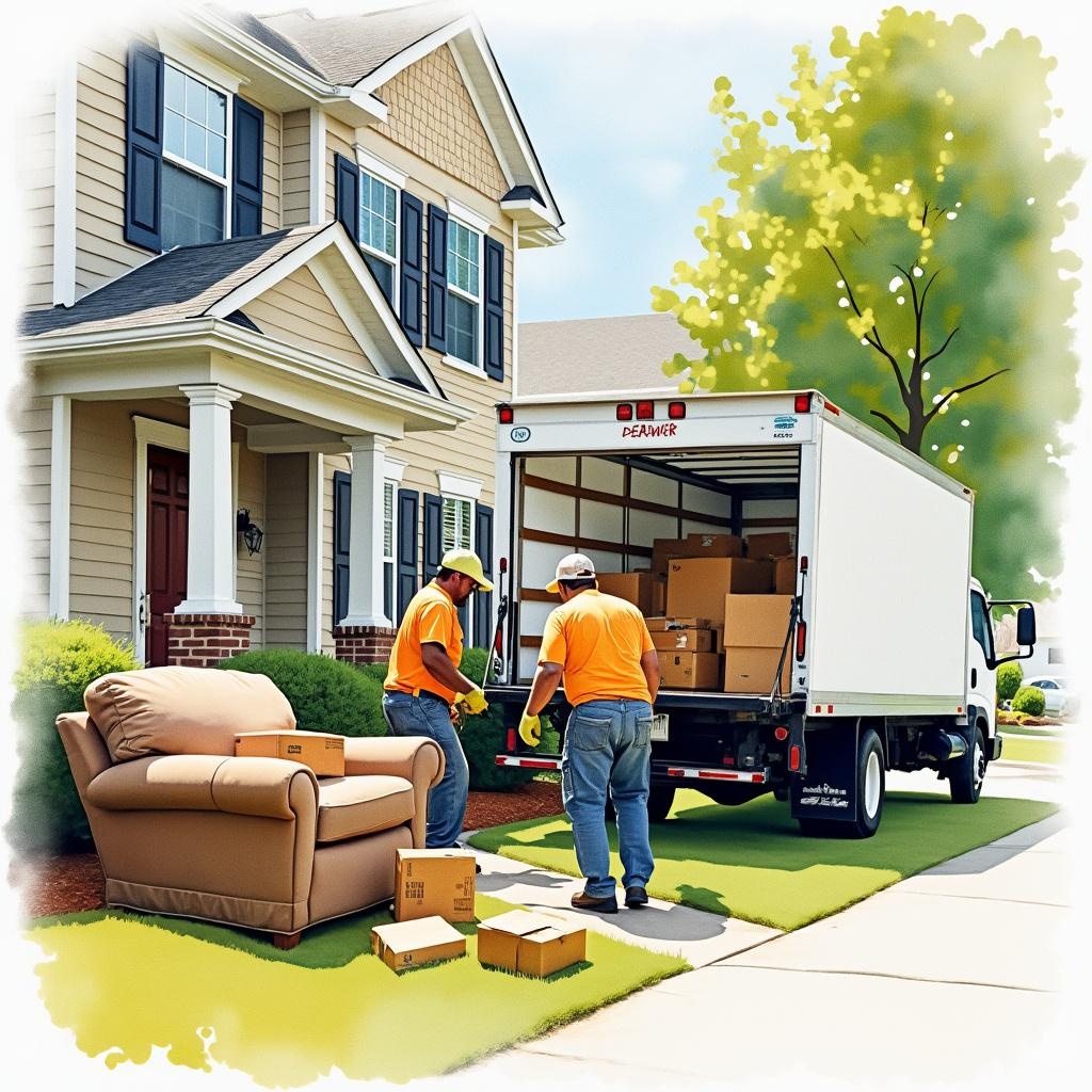 Junk Removal Near Apex NC 27502 Trust Big Muscle Services